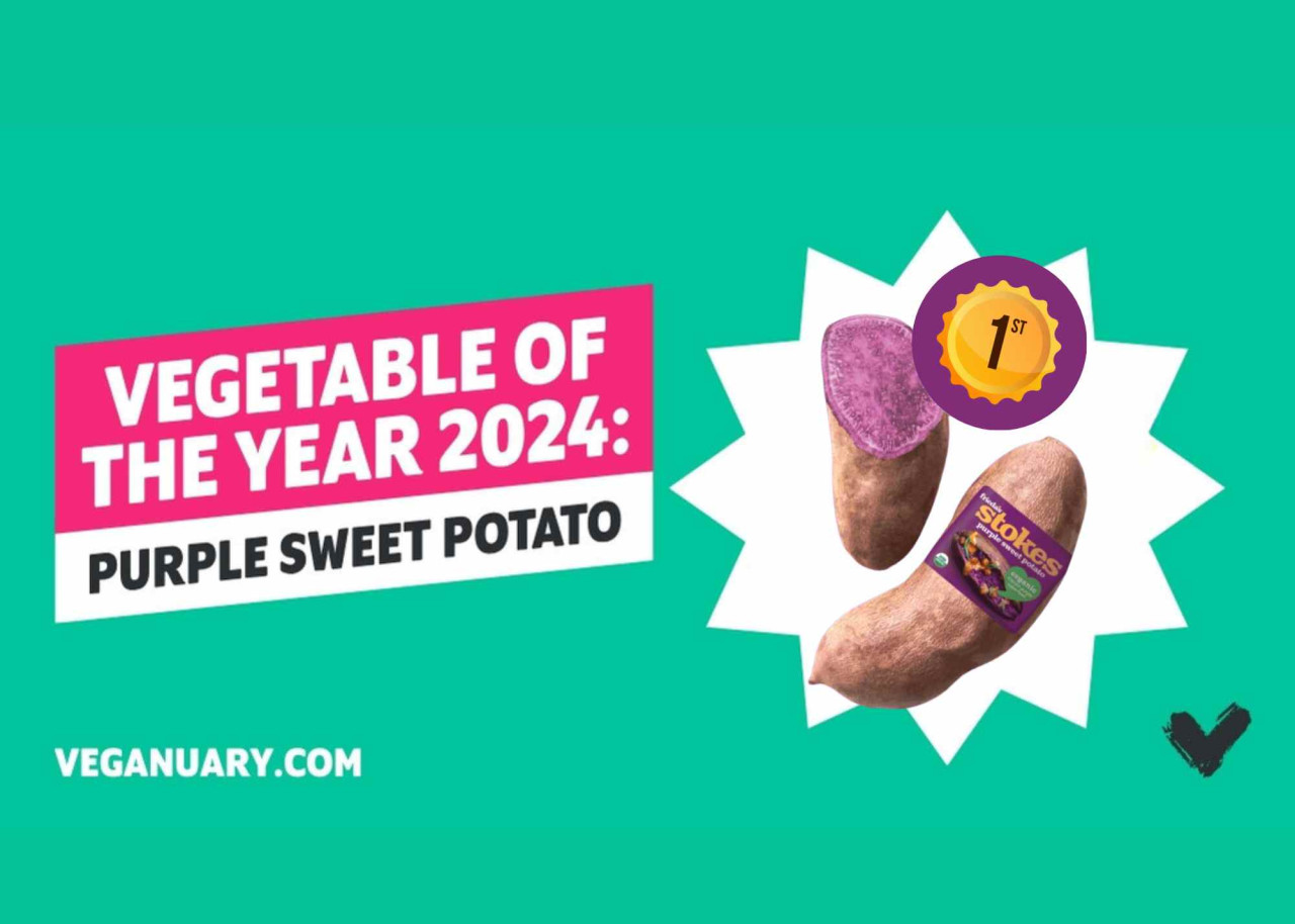 Veganuary Honors Stokes Purple Sweet Potatoes