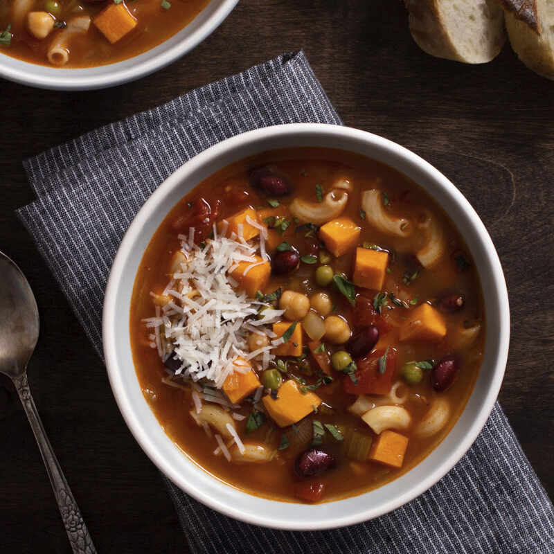 Recipe Info Easy Sweet Potato Minestrone Soup