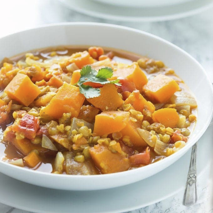 Recipe Info Easy Sweet Potato and Lentil Curry