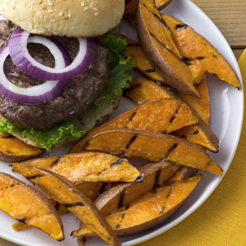 Recipe Info Grilled Sweet Potato Wedges