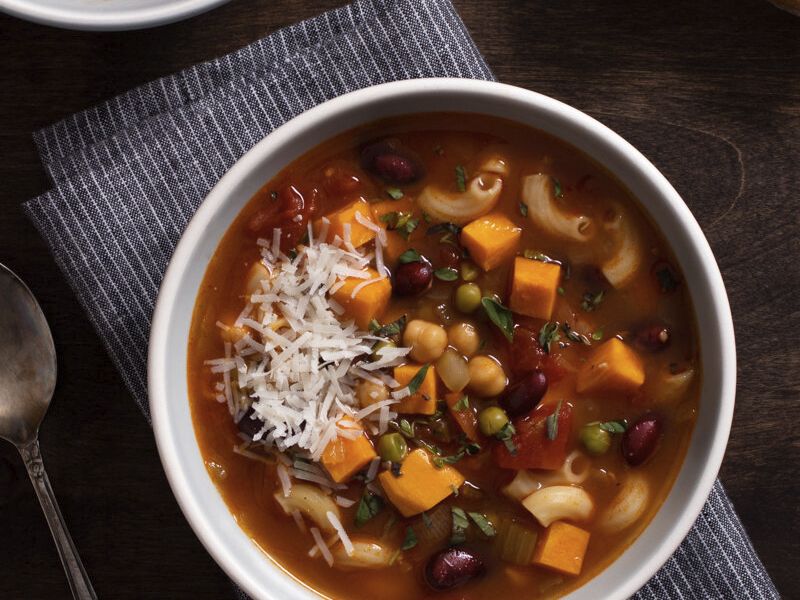  Easy Sweet Potato Minestrone Soup