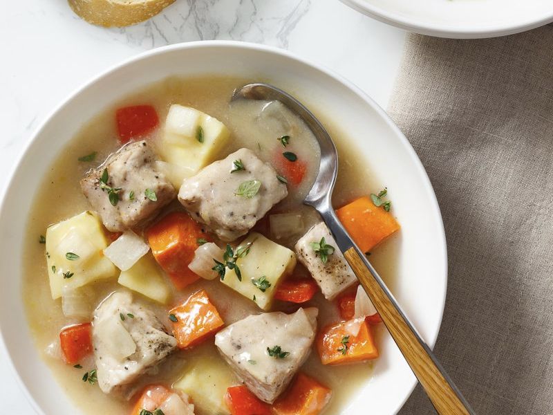  Slow-Cooker Pork and Sweet Potato Stew