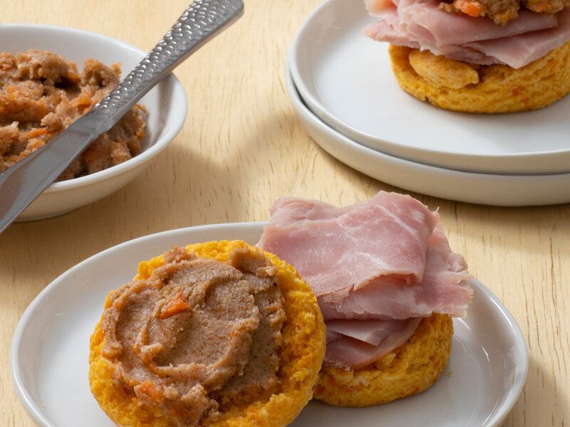  Sweet Potato Biscuit Sandwiches with Spiced Sweet Potato Butter