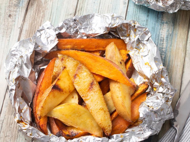  Grilled Sweet Potato Packets