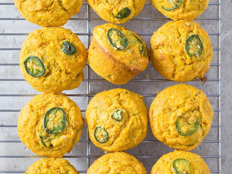  Sweet Potato Jalapeno Corn Muffins