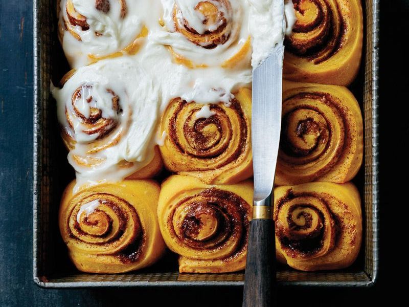  Ultimate Sweet Potato and Cream Cheese Cinnamon Rolls